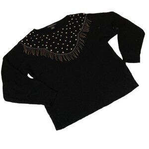 Work In Progress Gladys Bagley Medium Sweater Silk Rabbit Hair Lambswool Vintage